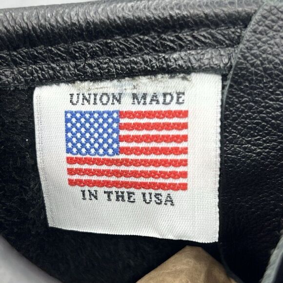 Carolina 9" Maple Steel Toe Work Boot Black Leather Mens Size 8.5 D Made in Usa - Picture 12 of 14